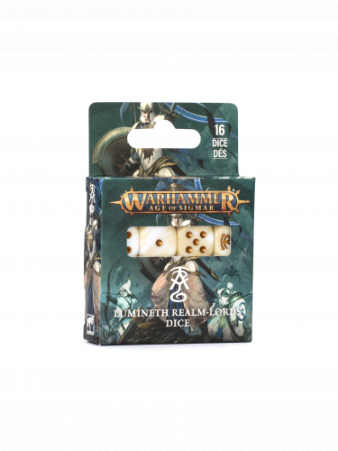 Kocky W-AOS – Lumineth Realm-Lords Dice (16 ks)