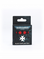 Kocky Warhammer: 40,000 - Black Templars Dice (16 ks)