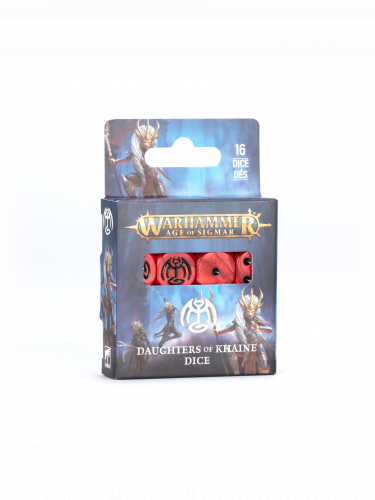 Kocky Warhammer Age of Sigmar - Daughters of Khaine Dice (16 ks)