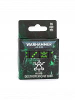 Kocky Warhammer 40,000 - Destroyer Cult Dice (16 ks)