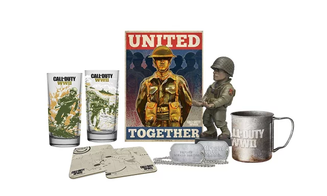 Darčekový set Call of Duty: WWII - Limited Edition Gear Crate