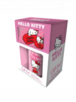 Darčekový set Hello Kitty – My Heart (hrnček, kľúčenka, podtácka)