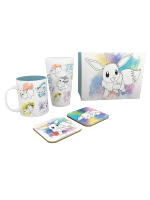 Darčekový set Pokémon - Eevee (hrnček, pohár, podtácky)