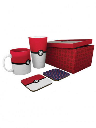 Darčekový set Pokémon - hrnček, poháre, podtácky