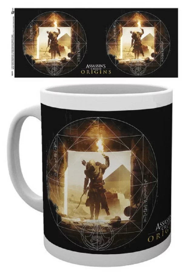 Hrnček Assassins Creed: Origins - Wanderer Mug biely