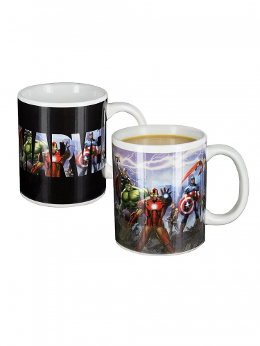 Hrnček Avengers - Characters (meniaci sa)