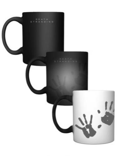 Hrnček Death Stranding - Hands Heat Reactive (meniaci sa)