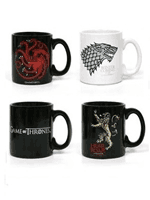 Hrnčeky Game of Thrones - Espresso Sada (4ks)