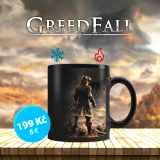 Hrnček Greedfall (Meniaci hrnček)