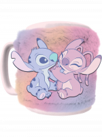 Hrnček Lilo & Stitch - Angel and Stitch (+ plyšový návlek)