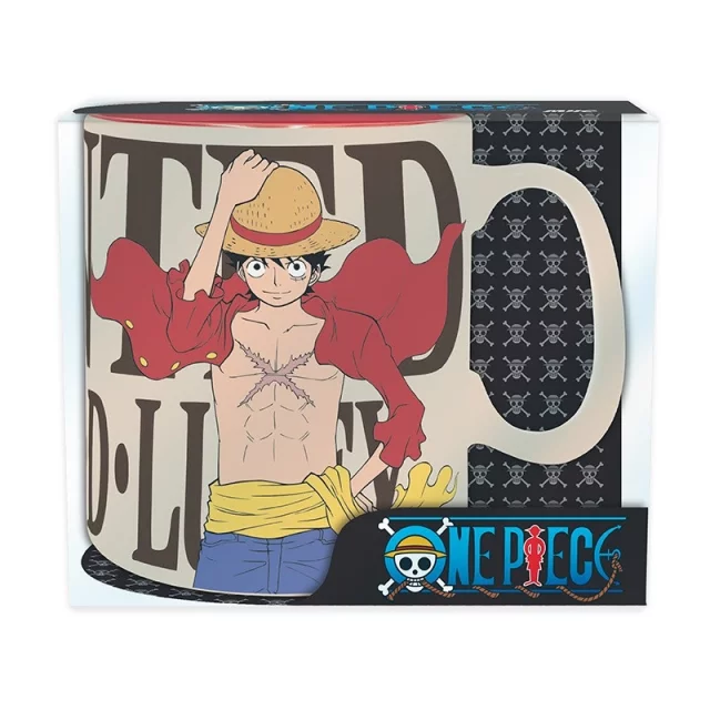 Hrnček One Piece - Luffy Wanted (460 ml)