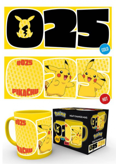 Hrnček Pokémon - Pikachu 25 (meniaci sa)