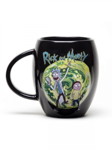 Hrnček Rick and Morty - Portal čierný