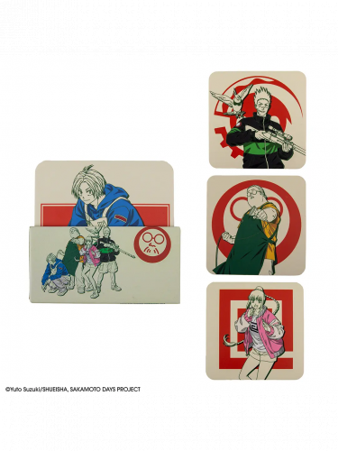 Podtácky Sakamoto Days - Sakamoto (4 ks)