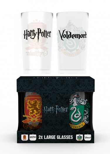 Poháre Harry Potter - Erby (set 2 ks)