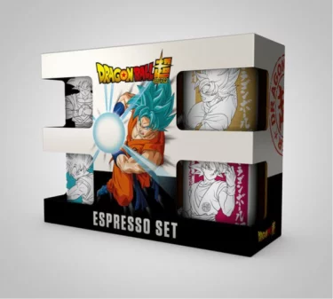 Hrnček Dragon Ball - Goku Espresso Sada - 4 ks