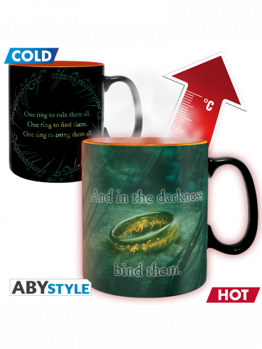 Hrnček Lord of the Rings – Sauron XL (meniaci sa)