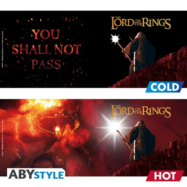 Hrnček Lord of the Rings - You Shall Not Pass (meniaci sa) 