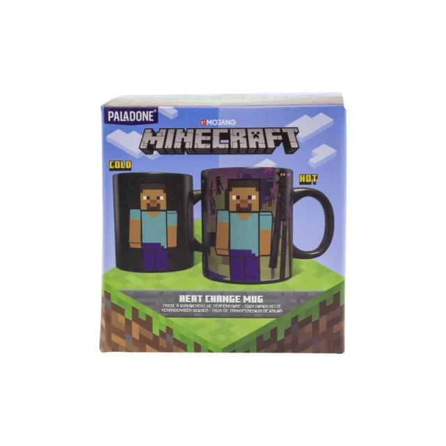 Hrnček Minecraft - Enderman (meniaci sa)