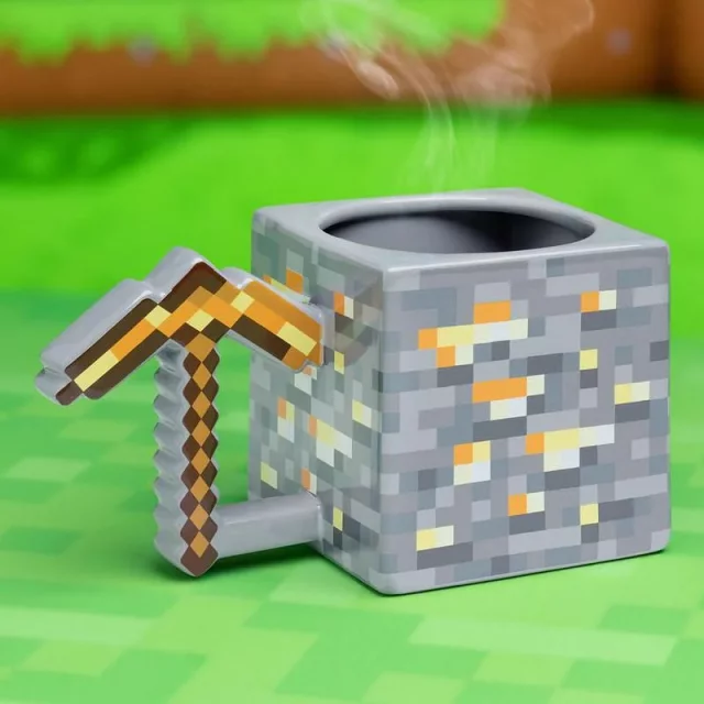 Hrnček Minecraft - Golden Pickaxe