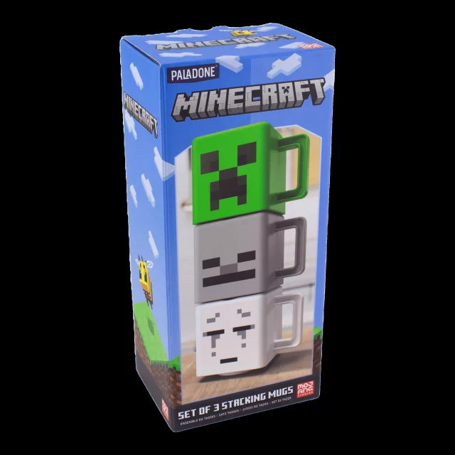 Hrnček Minecraft - Stacking Mugs (set 3 hrnčekov)