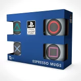 Hrnček PlayStation - Espresso Sada - 4 ks