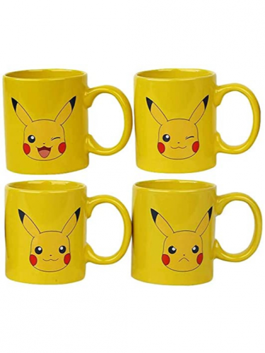 Hrnček Pokémon - Espresso Sada Pikachu - 4 ks