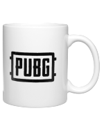 Hrnček PUBG - Logo (biely)