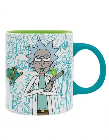 Hrnček Rick and Morty - All Ricks and Mortys