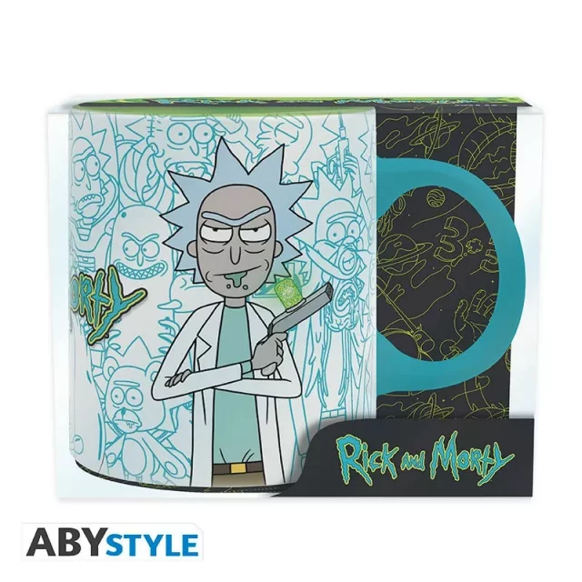 Hrnček Rick and Morty - All Ricks and Mortys