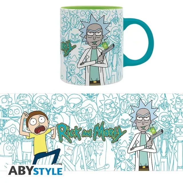 Hrnček Rick and Morty - All Ricks and Mortys