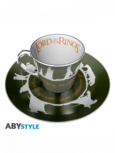 Hrnček s podšálkou Lord of the Rings - Fellowship