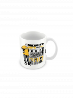 Hrnček Sakamoto Days - Yellow, Black & White