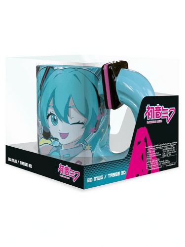 Hrnček Vocaloid - Hatsune Miku 3D
