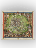 Wallscroll Kingdom Come: Deliverance II - Mapa Kutné Hory (Kuttenberg)