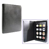 Kožené puzdro pre iPad s texturou (čierne)