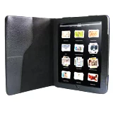 Kožené puzdro pre iPad s texturou (čierne)