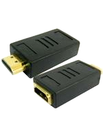 HDMI 19 Pin male - female redukcia (pozlatené konektory)