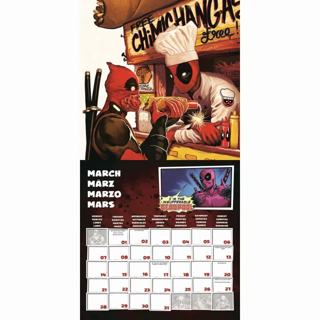 Kalendár Deadpool 2022