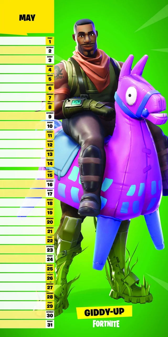 Kalendár Fortnite Official 2020