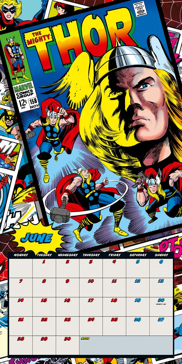 Kalendár Marvel 2021