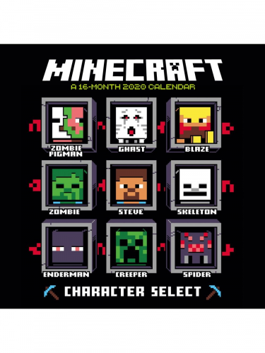 Kalendár Minecraft 2020
