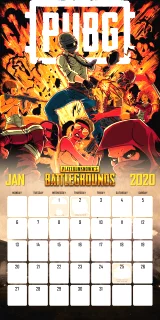Kalendár Playerunknowns Battleground 2020