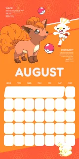 Kalendár Pokémon 2021