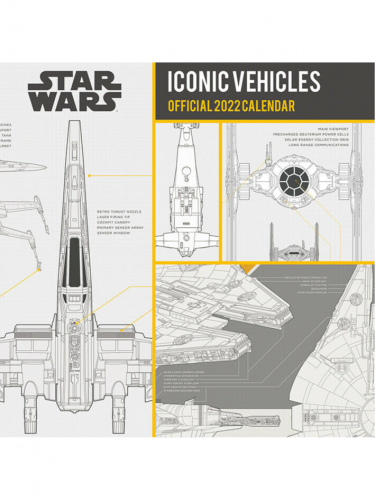 Kalendár Star Wars Iconic Vehicles 2022