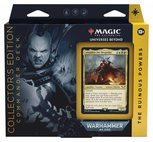 Kartová hra Magic: The Gathering Universes Beyond: Warhammer 40,000 - The Ruinous Powers Collector's Edition (Commander Deck)