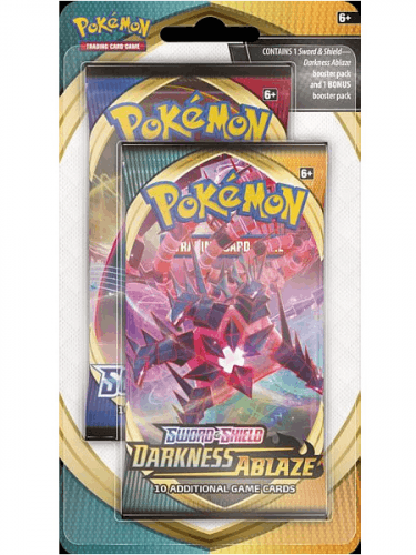 Kartová hra Pokémon TCG: Sword and Shield Darkness Ablaze (10 kariet) + 10 kariet zadarmo