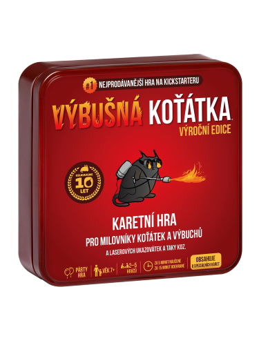 Kartová hra Výbušná koťátka - Výroční edice