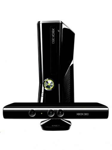 XBOX 360 Slim - herná konzola (250GB) + ovládač Kinect + Kinect Adventures (X360)