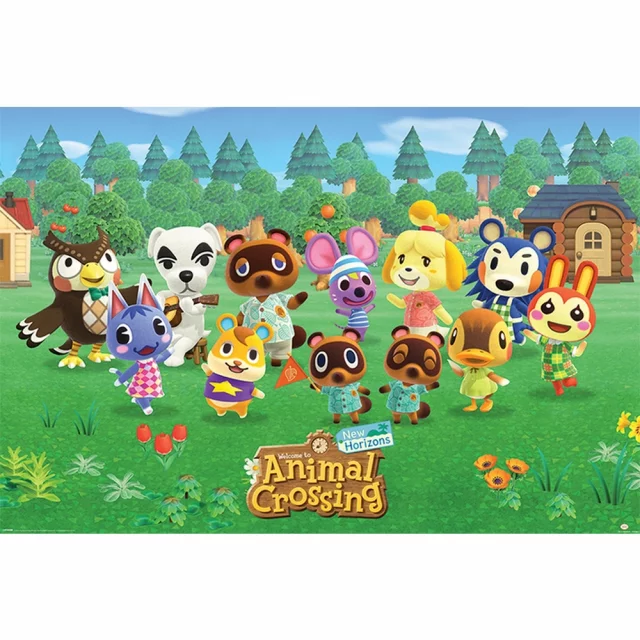 Plagát Animal Crossing: New Horizons - Line Up